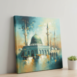 Al-Aqsa_-The-Serenity-of-the-Minarets-leaning-against-wall