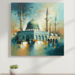 Al Aqsa_ The Serenity of the Minarets on the wall