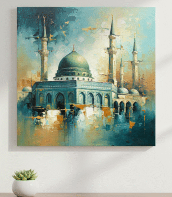 Al Aqsa_ The Serenity of the Minarets on the wall