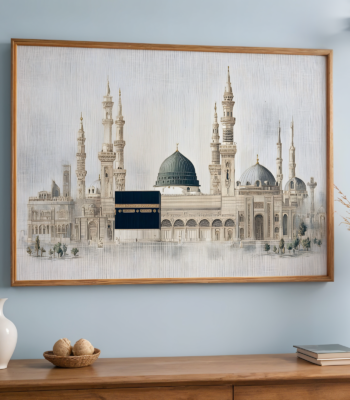 Three iconin mosque solid frame